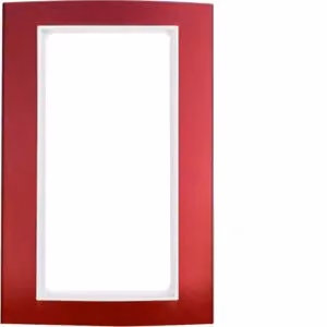 Berker 13093022 Cornice con ampio foro in alluminio, rosso/bianco polare Berker B.3
