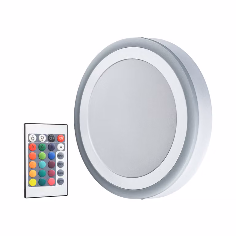 Plafoniera LEDVANCE LED Color + White Round 400 mm - 28 W colore e luce bianca calda con telecomando