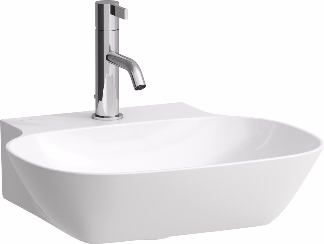 LAUFEN INO lave-mains, 1 trou pour robinet, sans trop-plein, 450x410mm, H8163007571111, H8163007571111