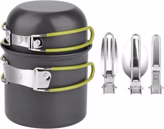 Set da campeggio in Vetroceramica - ideale per il campeggio - 7 pezzi