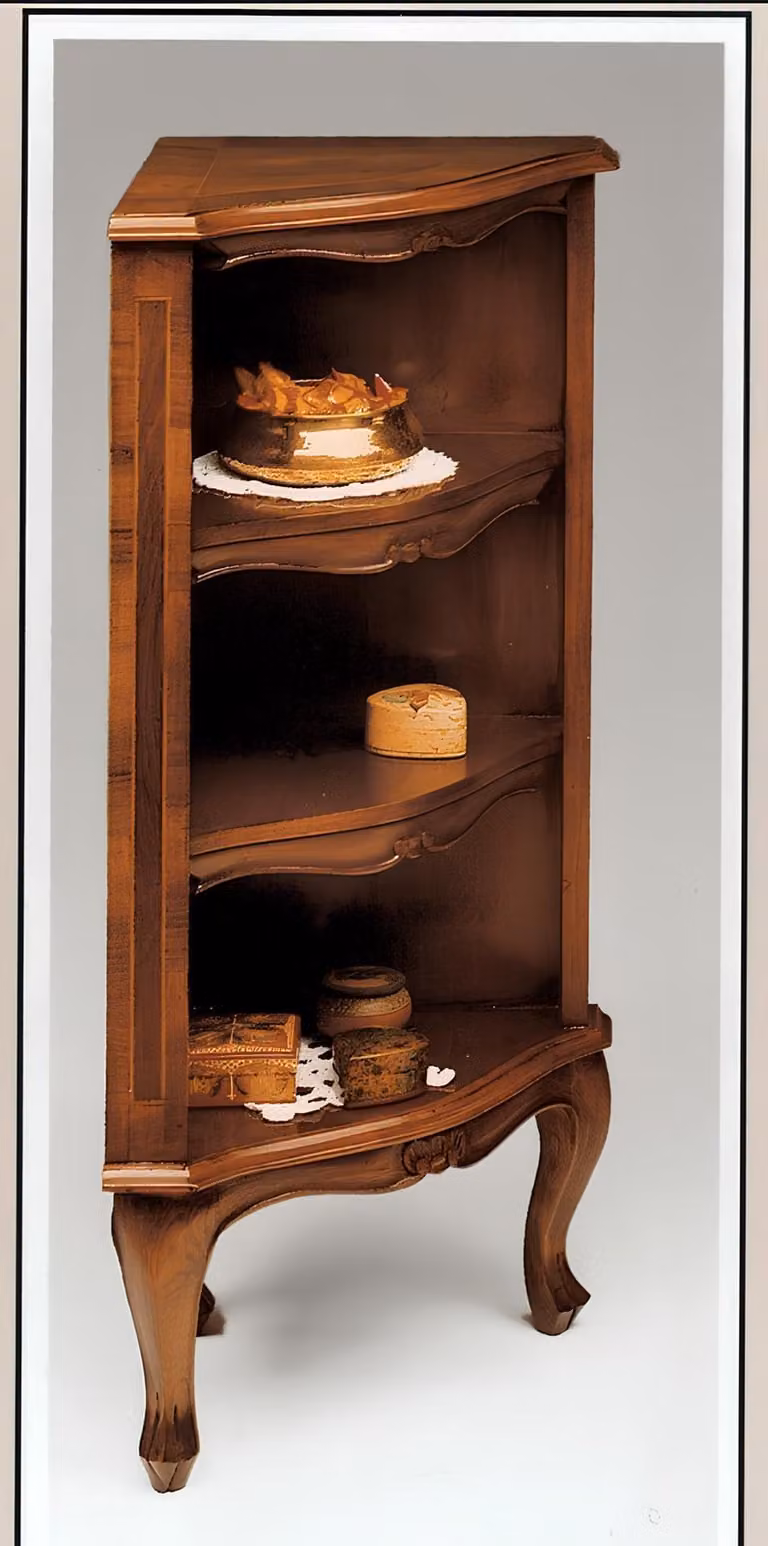 Eckschrank Regal Ecke Bücherregal Wand Ecke Regal Holz Schränke Design Barock