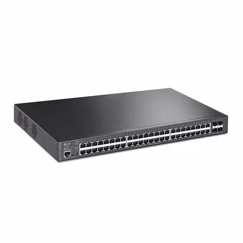 Switch TP-Link TL-SG3452XP Omada Managed L2+ con 48 porte Gigabit PoE+ e 4 slot SFP+ 10GE, Nero – 2