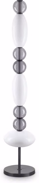 Piantana da terra Ideal Lux Lumiere in metallo e vetro con LED 58W 3000K IP20 disponibile in nero, bianco o grigio