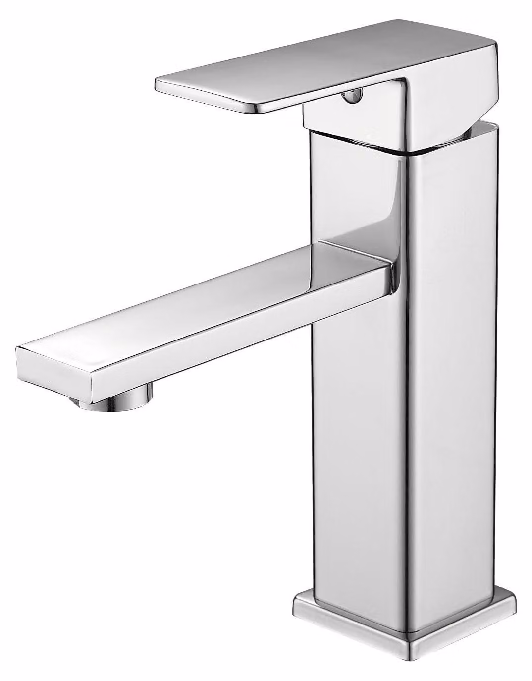 Rubinetto quadrato per lavabo in acciaio inossidabile