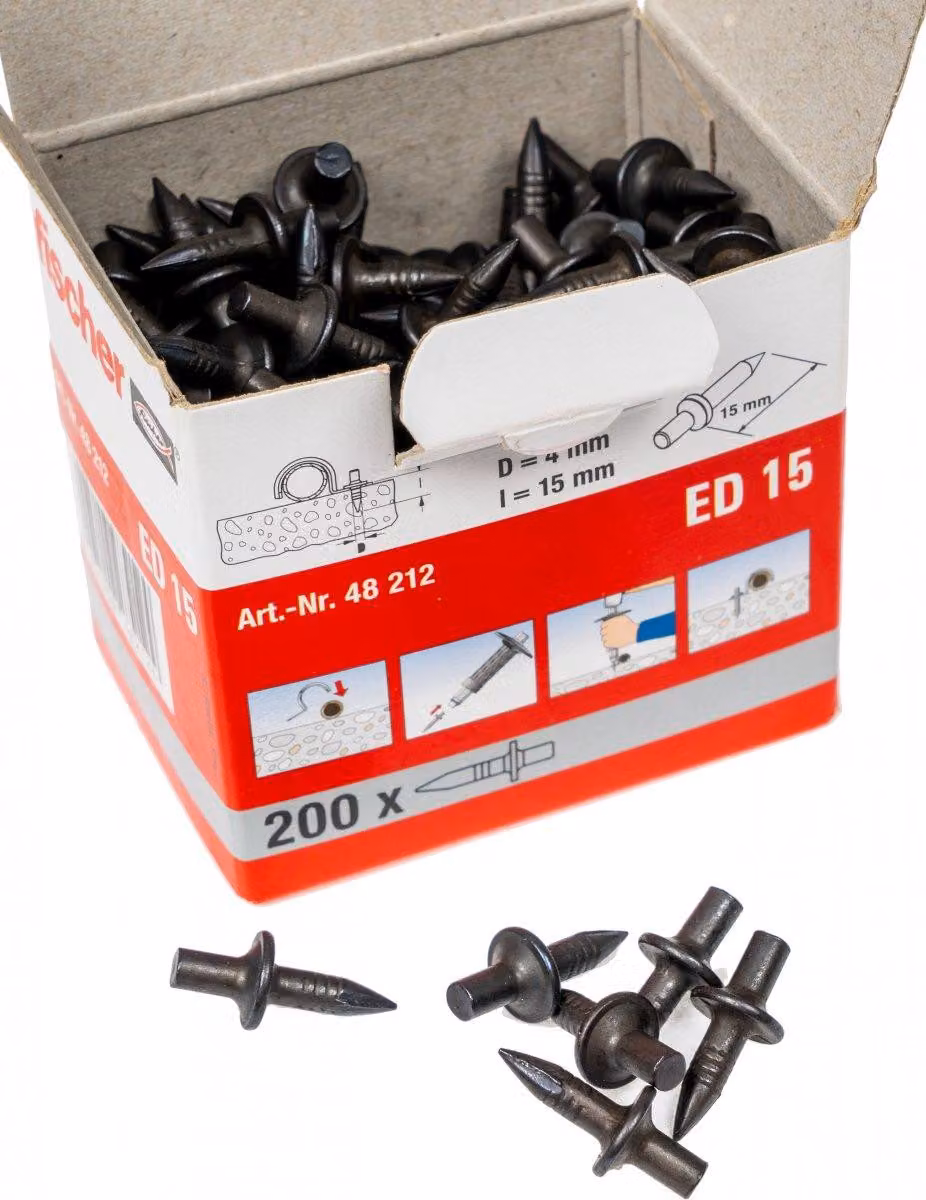 Chiodo fisso Fischer ED - 15 - 200 pz