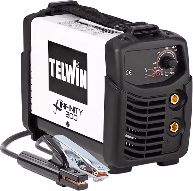 Saldatrice MMA Telwin Infinity 200 ACX 230 V 180A Nero