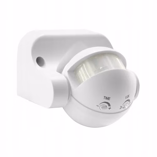 Rilevatore di movimento a parete bianco PIR 180° IP44 Azor