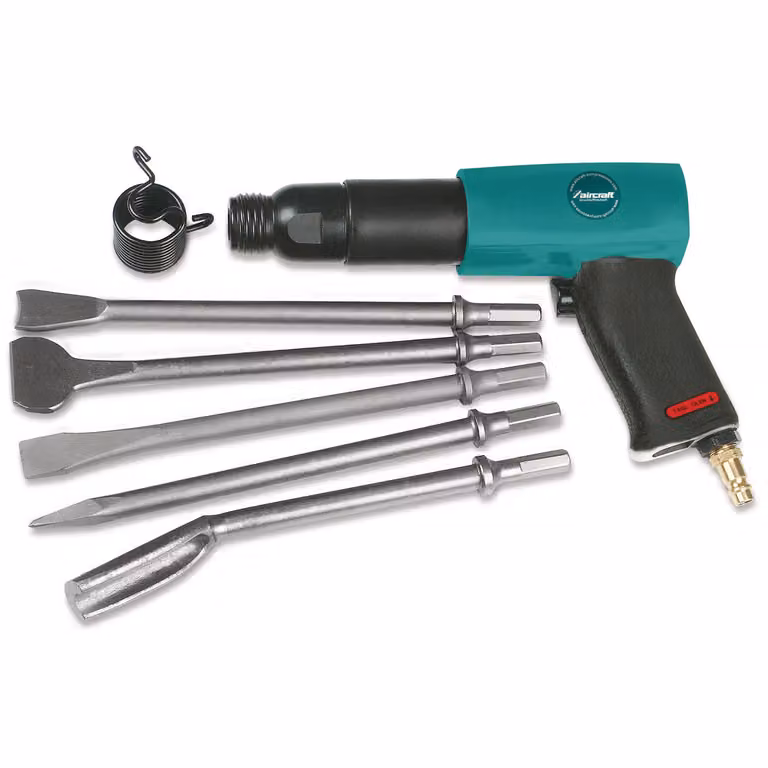 AIRCRAFT Meißelhammer-Set MHB PRO Meißelhammer, Flachmeißel, Spitzmeißel