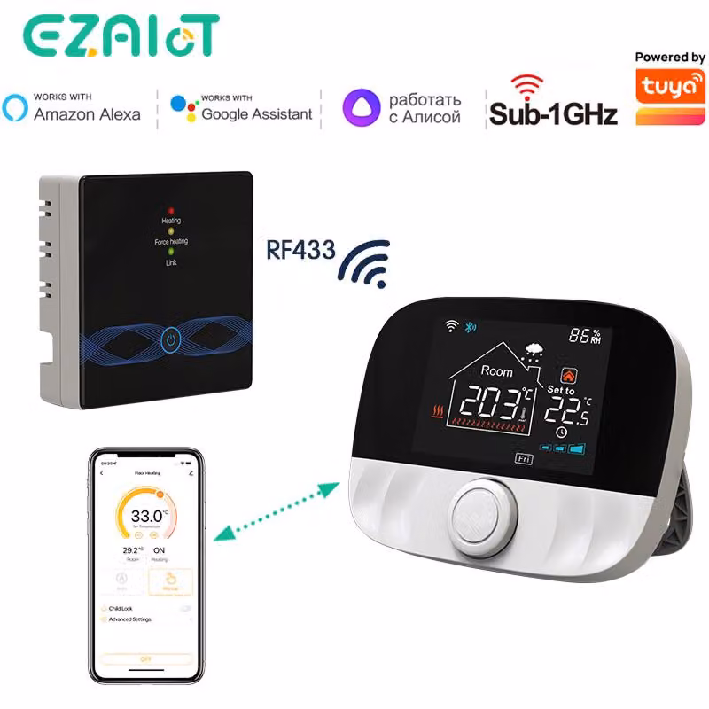 Termostato wireless non Wi-Fi – Controllo della temperatura programmabile