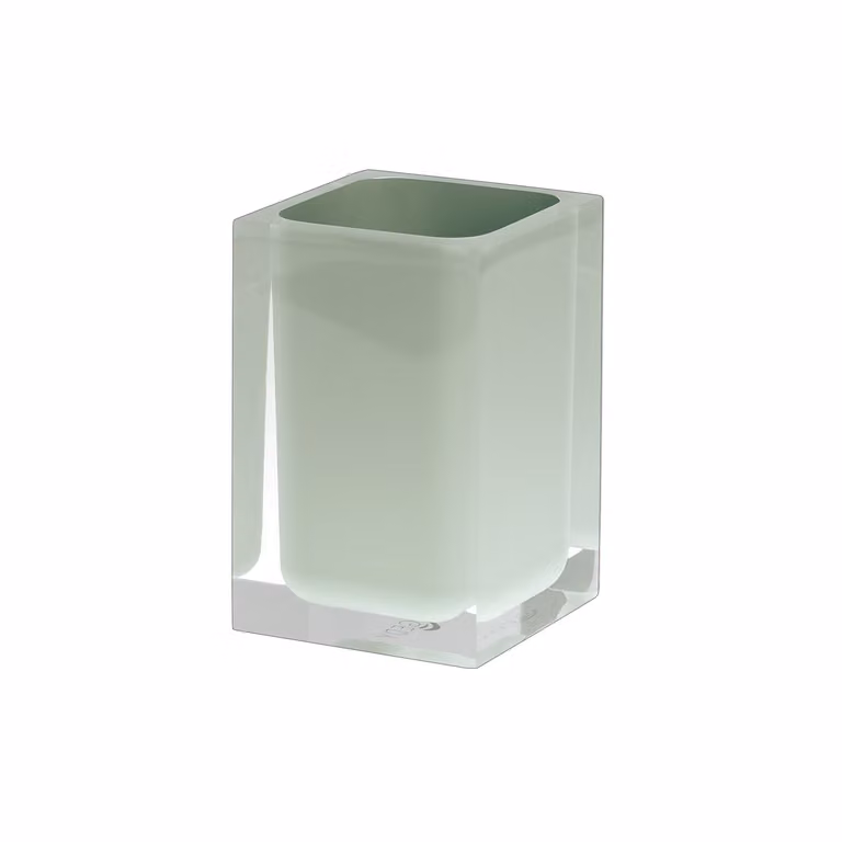 Portaspazzolini d'appoggio in resina RA98 Gedy serie RAINBOW Verde Menta