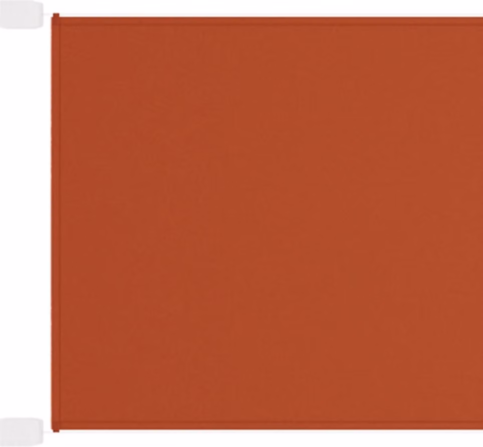 Paravento Verticale Terracotta 140x800 cm in Tessuto Oxford