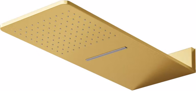 Steinberg Série 390 Wall Rain Douche de tête, raccordement direct au mur, Easy-Clean, fonction jet, 600x250mm, 3905662BG, 3905662BG