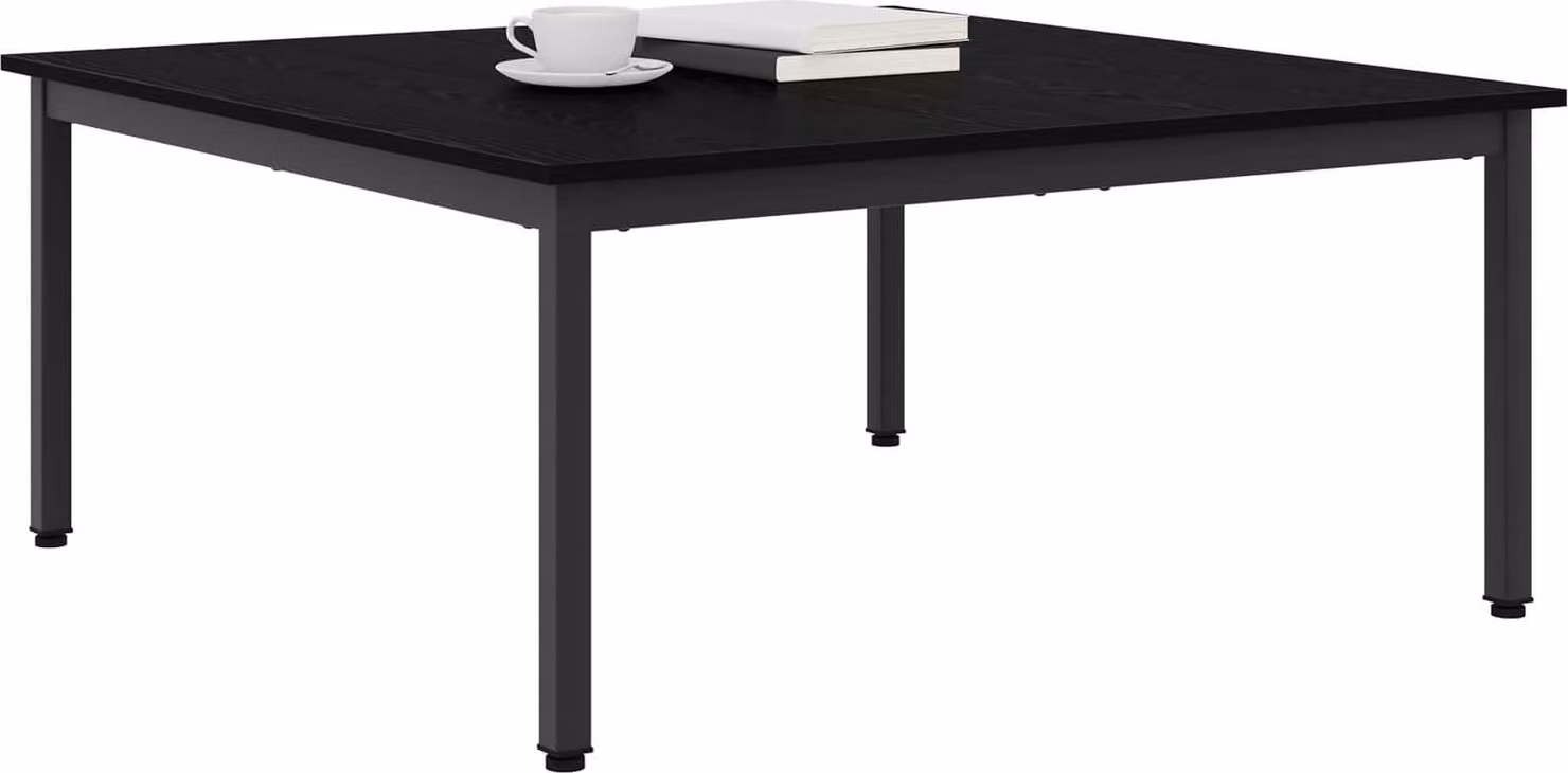 Tavolino da salotto Rovere Nero 100 x 100 x 45 cm
