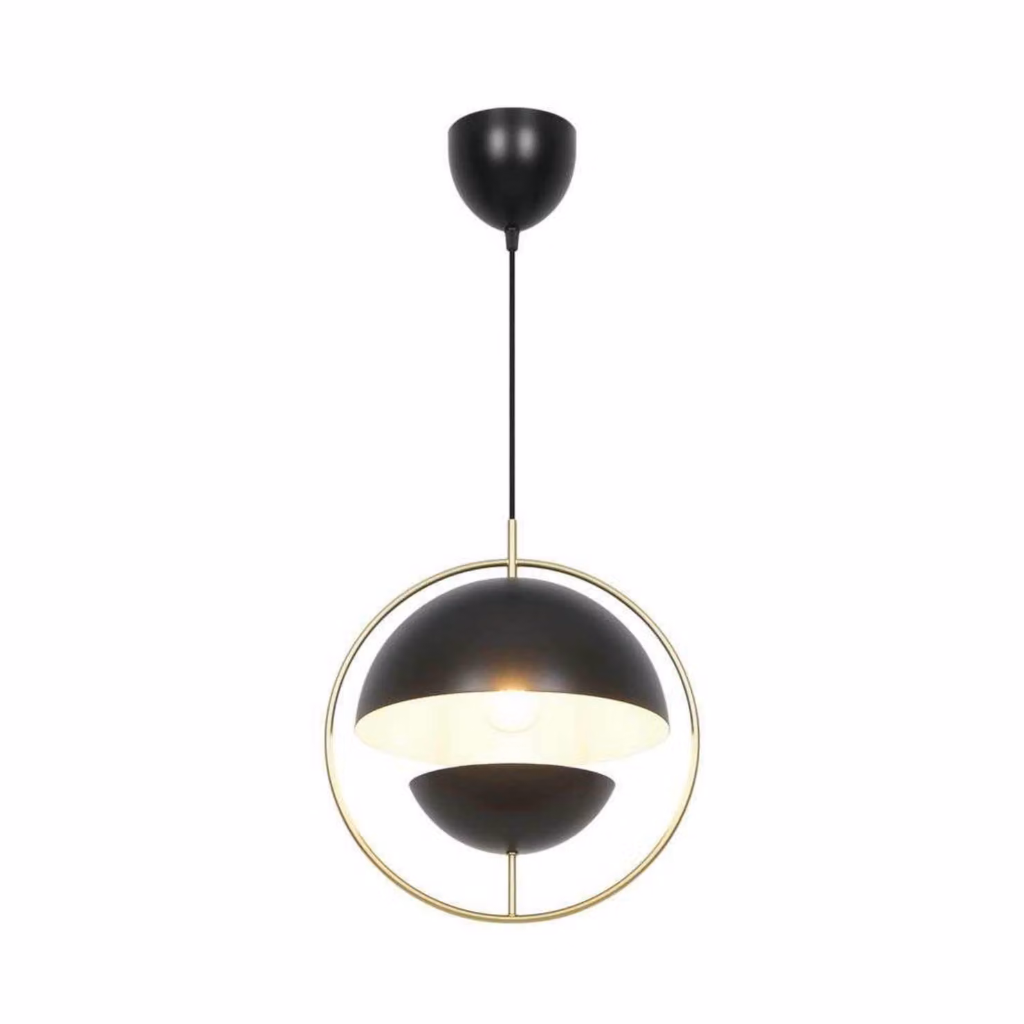 Nordlux Lampada a sospensione Tavia, dimmerabile, Nero, Soggiorno / Sala da pranzo, Metallo, Scandinavo, Lampada a sospensione