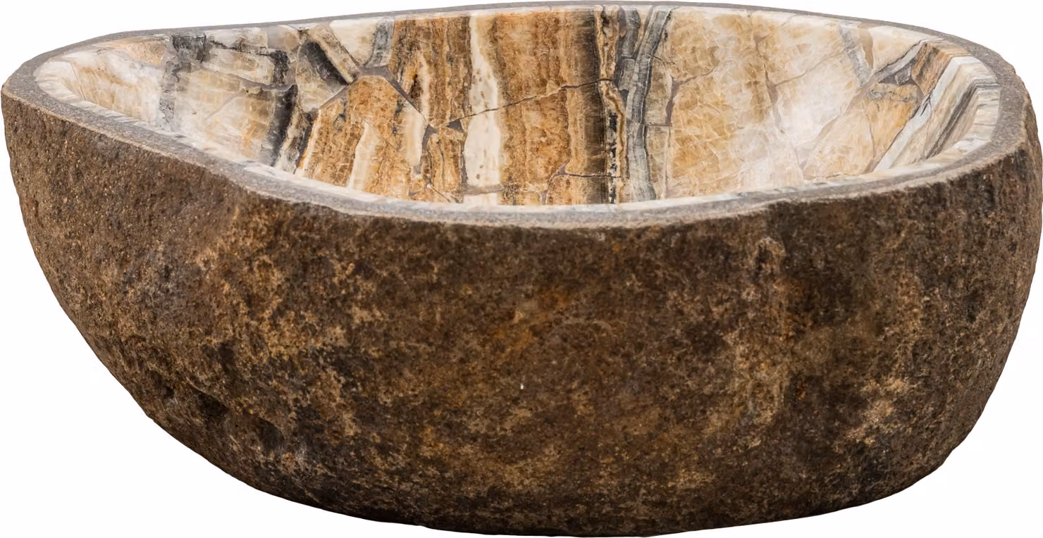 Lavabo in pietra naturale 45 x 35 x 15