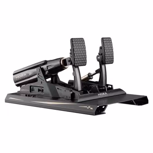 Pedaliera per simulatore di guida e volo Moza Racing mBooster Active Pedal Set Black RS082 – 2