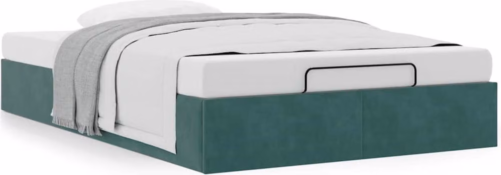 Struttura Letto Pouf Senza Materasso 120x200 cm Velluto