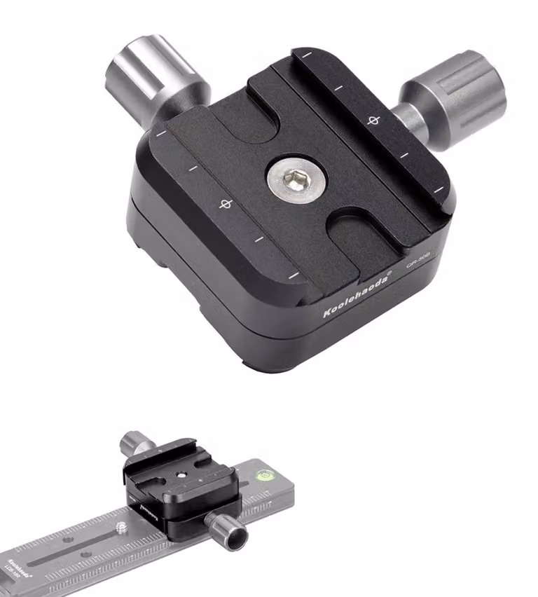 Kit di fissaggio a sgancio rapido per piastre compatibili con Arca-Swiss
