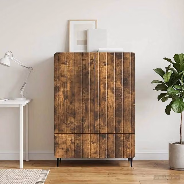 Credenza Rovere Fumo 66 x 34,5 x 97 cm Legno ingegnerizzato 894440