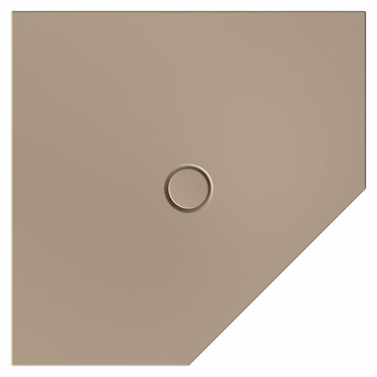 BetteFloor Caro receveurs de douche pentagonaux avec BetteGlasur Plus, 1000x1000mm, 7211-415PLUS, 7211-415PLUS