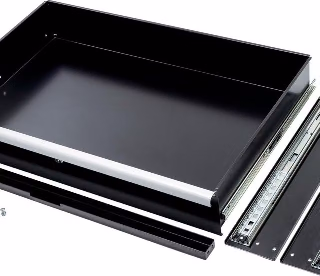 Banco da lavoro fisso USAG in acciaio nero L 100 x P 70 x H 91 cm