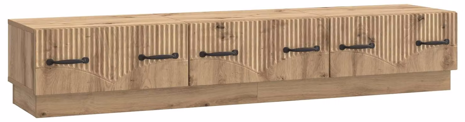 Mobile TV con cassetto Rovere Artigianale 147 x 34,5 x 27 cm
