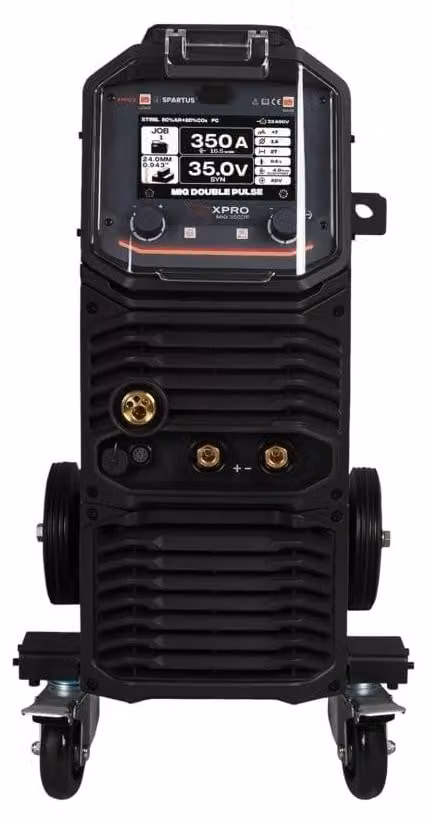 Saldatrice MIG MAG - 400 V 350 A - Inverter 4-in-1 - Per metallo, industria e alluminio