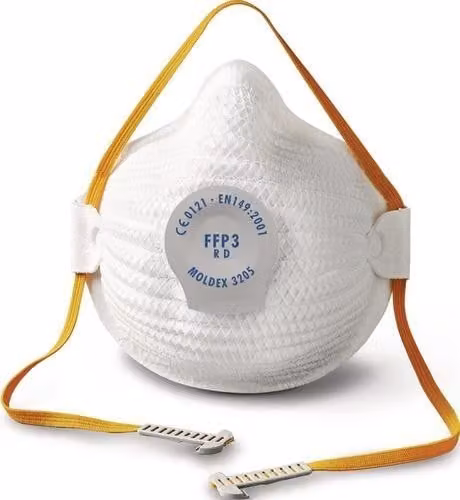 Respiratore Moldex AIR 320501 FFP3 / V NR D con valvola di espirazione pieghevole - 320501