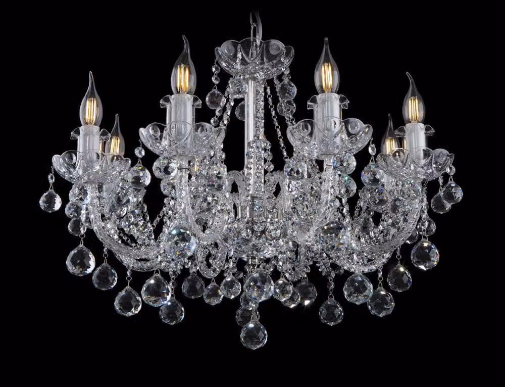 Barock Stil Tisch Lampe Kronleuchter Nachttisch Lampen Leuchten Bohemia Lampe