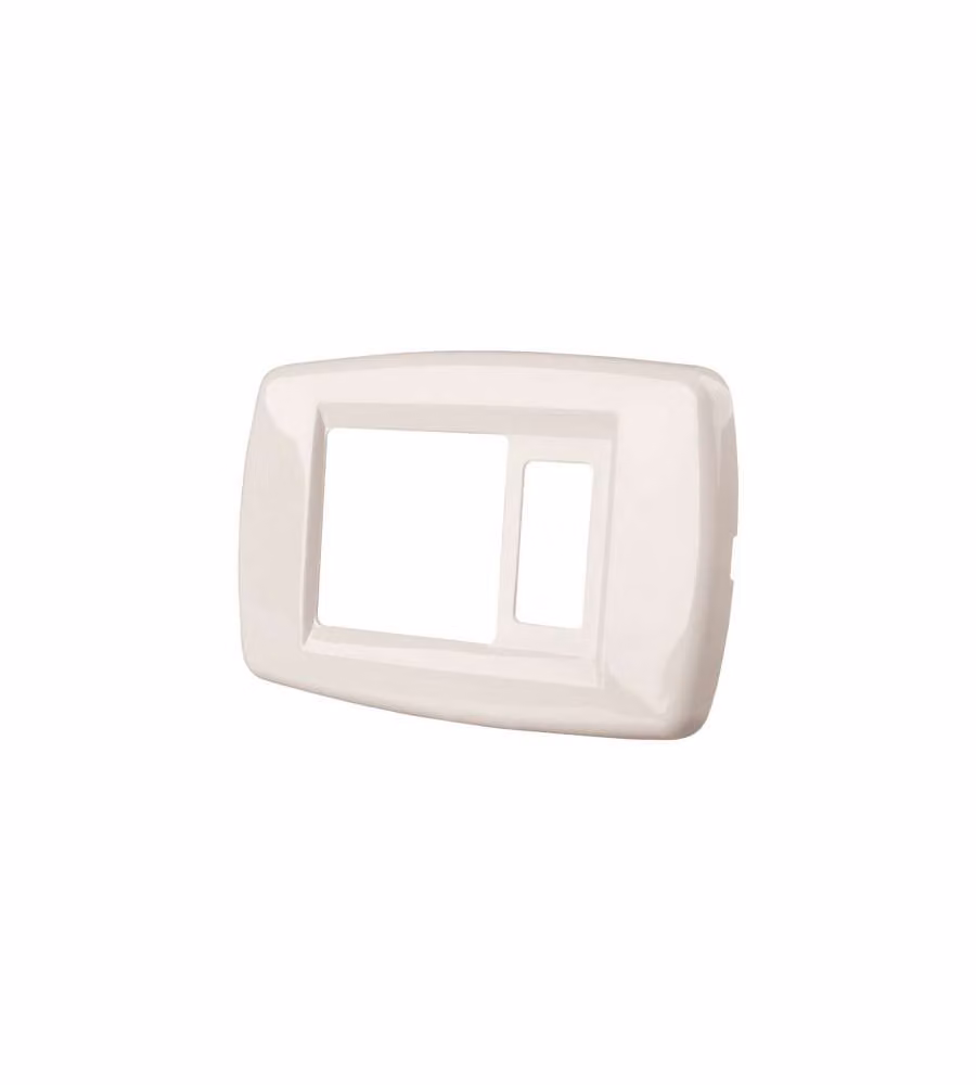 Poly Pool Placca Elettrica - Avorio - 172x160 mm
