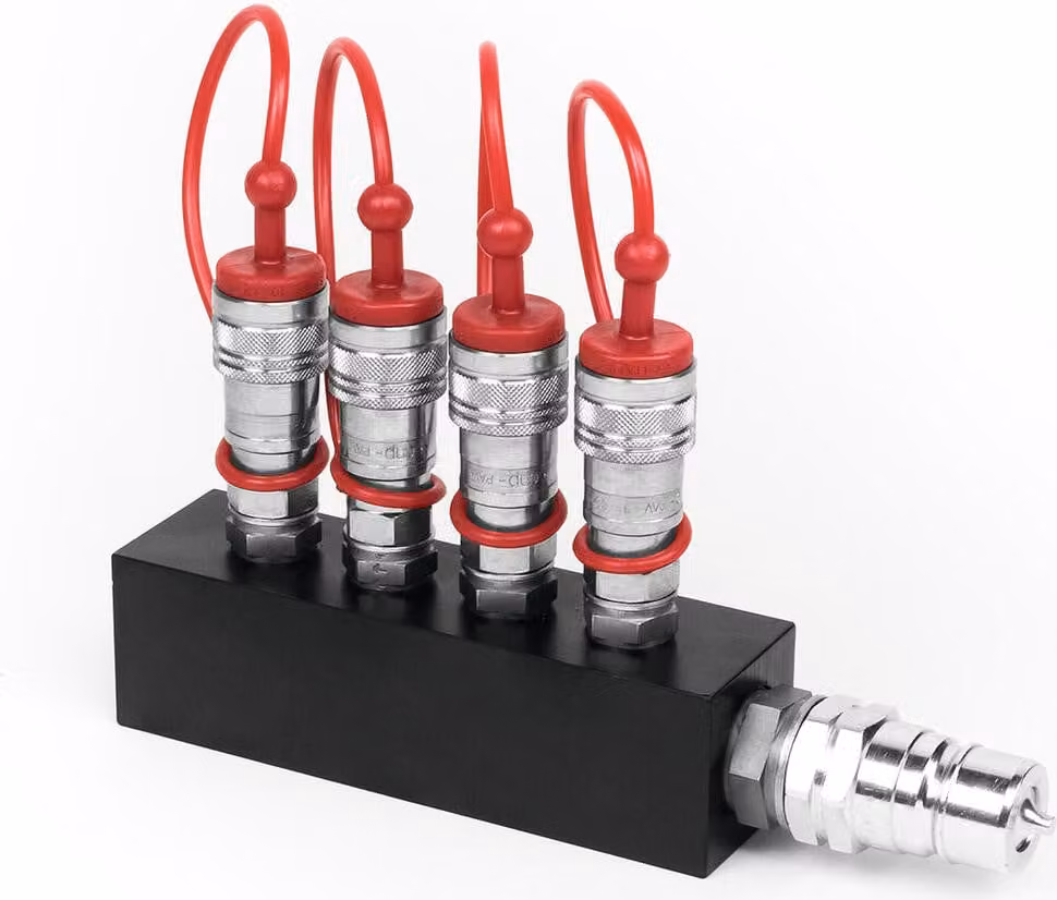 Blocco distributore TCM FX CO2 (da 4x3/8 a 1x3/8)