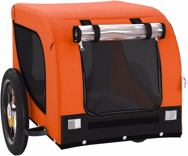 Rimorchio/carrello per animali domestici arancione 02_0044344