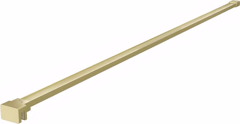Mexen supporto semplice per parete doccia 6-8 mm, oro spazzolato - 800-01-55
