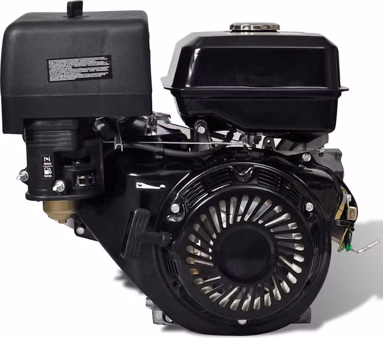 Motore a Benzina 15 HP 11 kW Nero