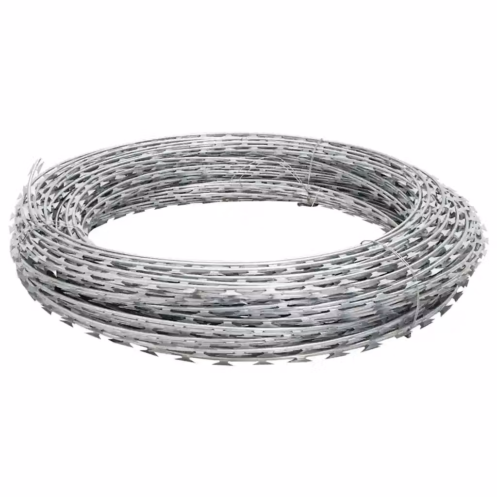 Filo Spinato con Clip in Acciaio Zincato Argento 300 m CFW1506499 – 2