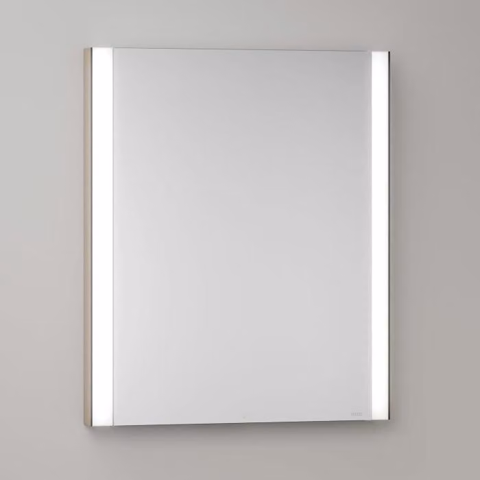 Mobile specchio a incasso LED Keuco Royal Metis, dimensioni 60 x 71 cm, apertura a destra, versione svizzera