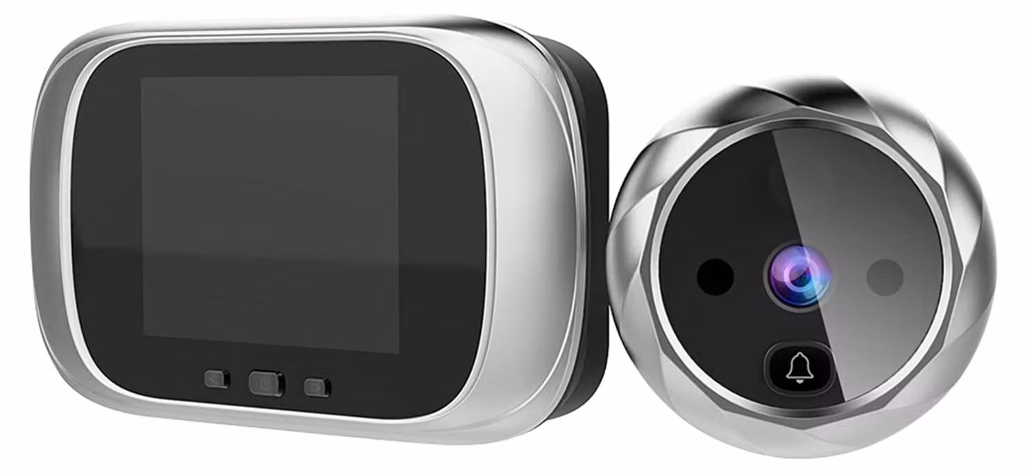 Telecamera per porta digitale con schermo LCD da 7,1 cm e visione notturna
