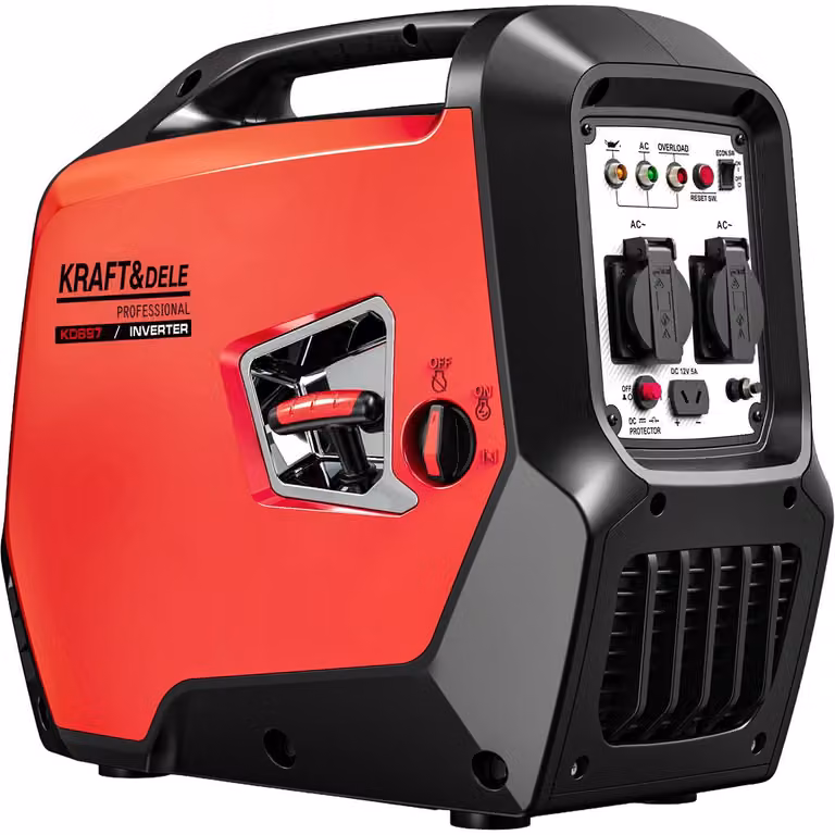 Generatore inverter Kraft&Dele Generatore di potenza 2,3 kW, tensione stabilizzata, alimentazione di emergenza