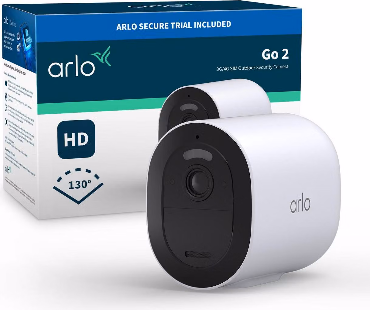 Arlo Go 2 Pallottola (forma) Telecamera di sicurezza IP Esterno 1920 x 1080 Pixel Soffitto/muro
