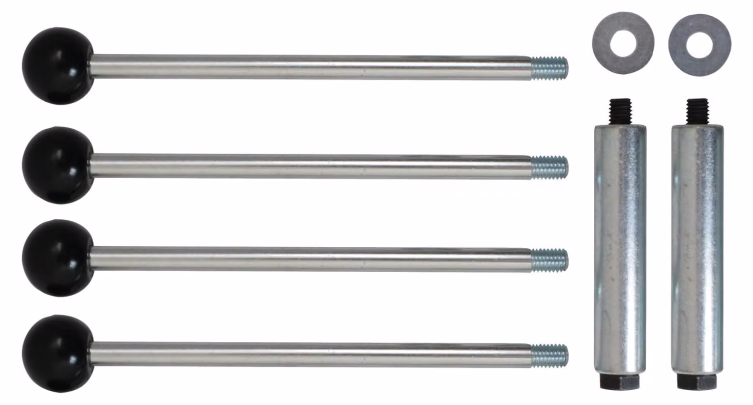 Set di aste di guida e di estrazione per la mascherina anteriore KS TOOLS per VAG, 6 pezzi (400.2075)