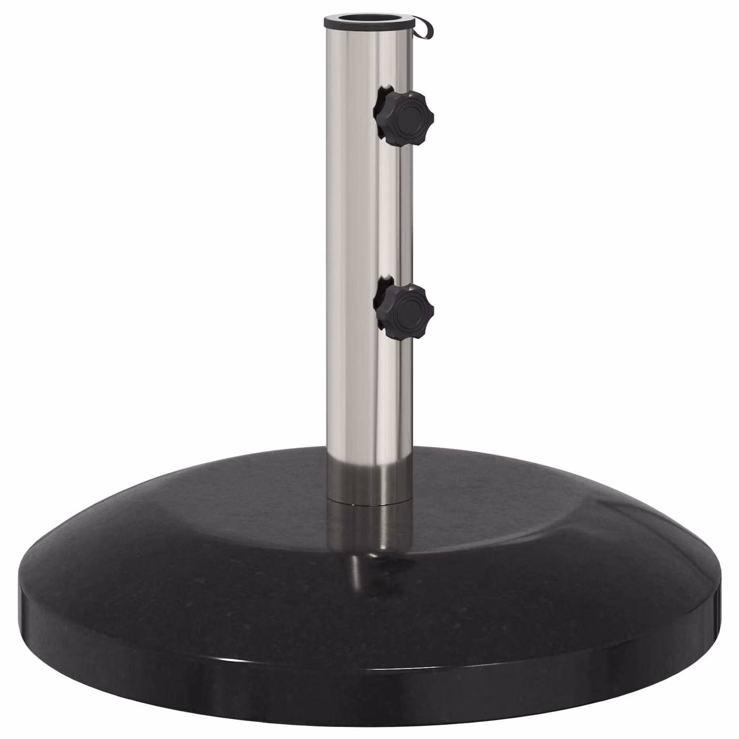 Base per ombrellone, adatta a pali da 40-50 mm, peso 26,75 kg, colore nero