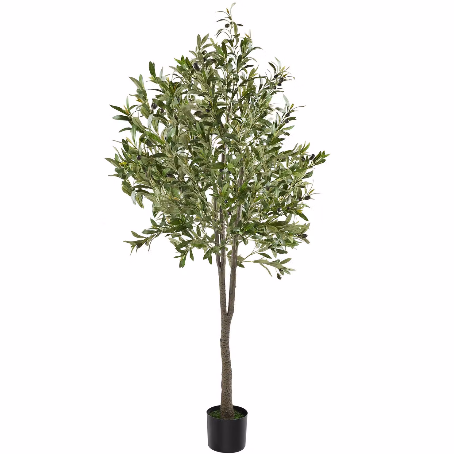 Albero di ulivo artificiale Oleand di tectake, colore verde, Altezza: 180 cm – 3