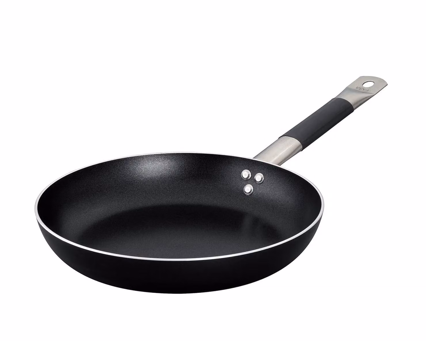 Padella in alluminio antiaderente con manico in acciaio Inox con guaina termoresistente, spessore 5 mm, diam. 40cm