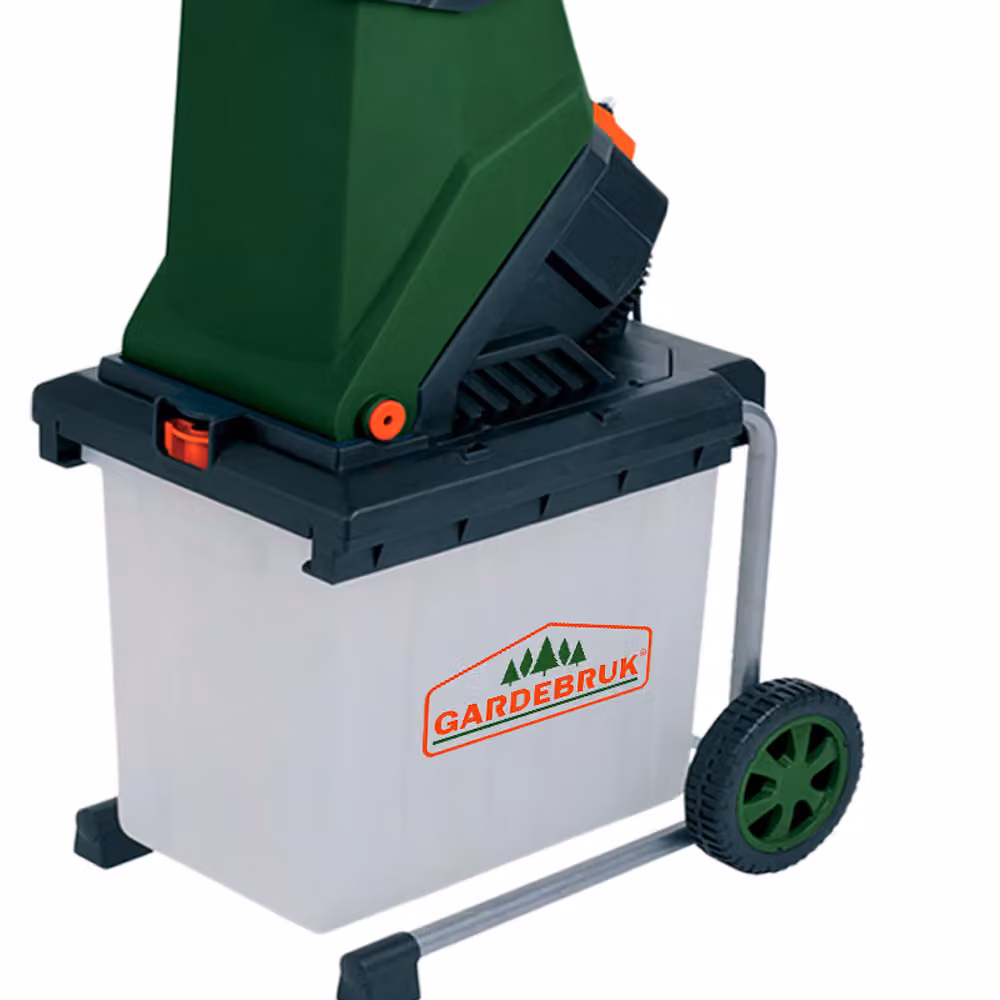Trinciatutto elettrico Gardebruk 2500W verde con contenitore da 50L – 2