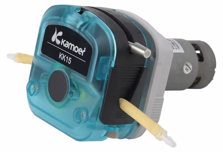 Pompe peristaltiche a 12 V DC, portata di 800 ml/min, silenziose, complete di tubo in materiale BPT