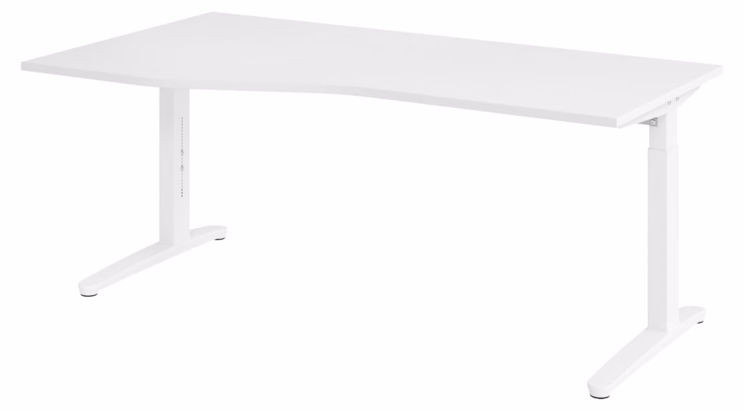 Scrivania bümö Serie XB - Decorazione: bianco, dimensioni: 180 x 100 cm, struttura: bianco