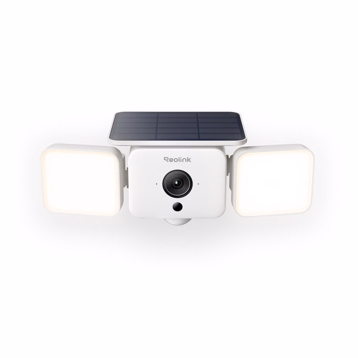 Telecamera da esterno Reolink con faro solare, risoluzione 2K (4MP), angolo di visione di 150°, Wi-Fi 6, alimentazione solare, allarme sonoro e luminoso, rilevamento intelligente