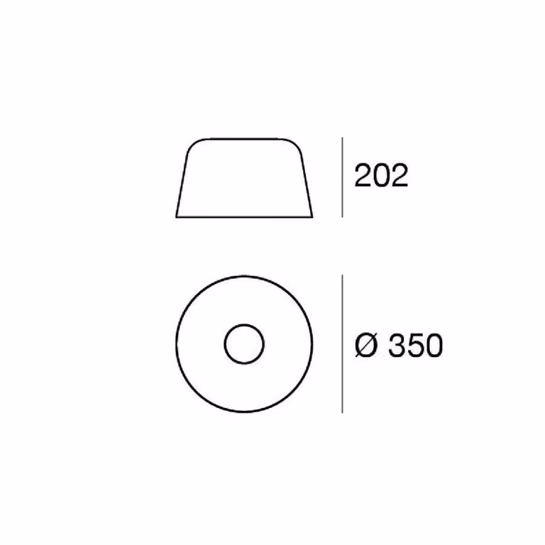 Linea Light Plafoniera a LED Delfi_S, dimmerabile, Nero, Soggiorno / Sala da pranzo, Alluminio, Moderno, Plafoniera LED