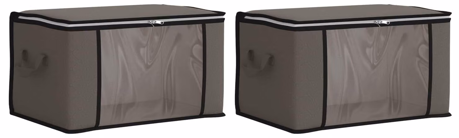 Scatola di stoccaggio con finestra laterale trasparente 2 pcs
