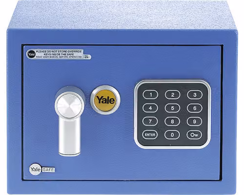 Mini cassaforte YALE blu YSV/170/DB1/B